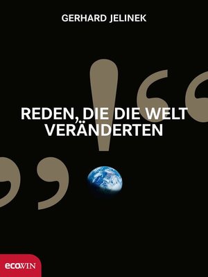 cover image of Reden, die die Welt veränderten
